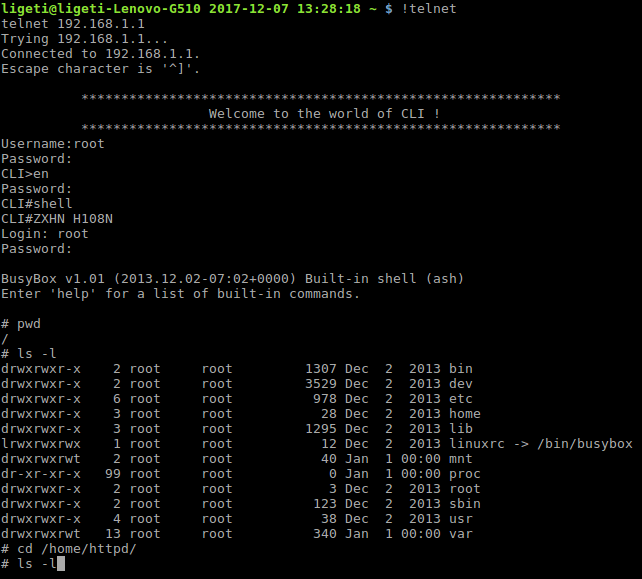 Exploring the files system